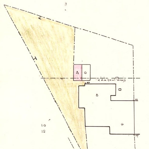 An example of a property boundary from a lease