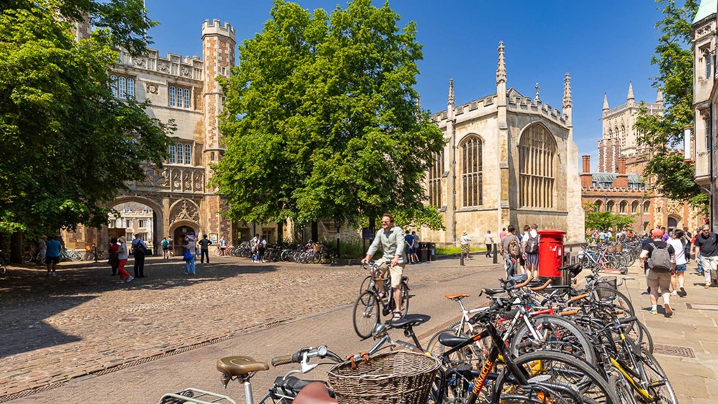 Cambridgeshire location photo featuring people on bikes